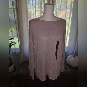 NWT, Banana Republic Sweater, Wide Neck, Purple, Size M